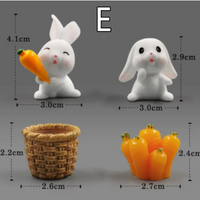 Mini Resin Animal Figurines – DIY Micro-Landscape Decor