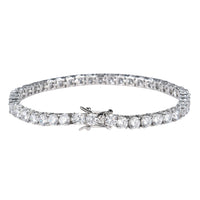 Tennis Chain Copper Zircon Single Row Hip Hop Bracelet