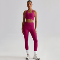 Seamless Backless Yoga Set – 2-Piece Bra & Leggings