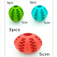 Interactive Rubber Slow Feeder Dog Ball