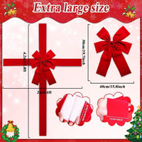Christmas Door Hanging Bow Ribbon