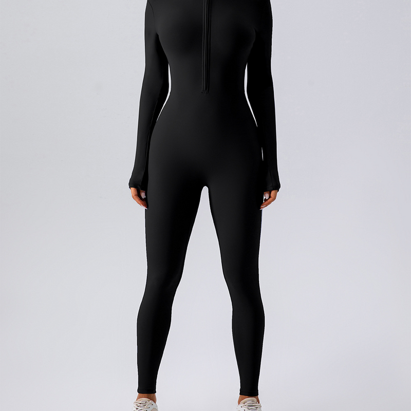 Fleece-Lined Yoga Jumpsuit
