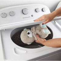 Sound Machine Soothe 'n Snuggle Otter Portable Plush Baby Toy with Sensory Details Music Lights & Rhythmic Breathing Motion