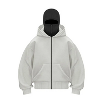 Fleece-lined Double Hood Sweater