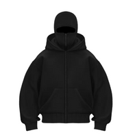 Fleece-lined Double Hood Sweater