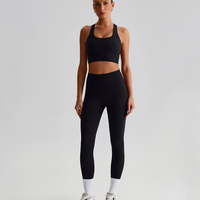 Seamless Backless Yoga Set – 2-Piece Bra & Leggings