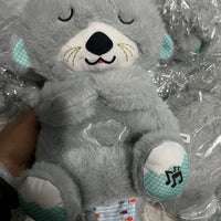 Sound Machine Soothe 'n Snuggle Otter Portable Plush Baby Toy with Sensory Details Music Lights & Rhythmic Breathing Motion