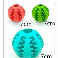Interactive Rubber Slow Feeder Dog Ball