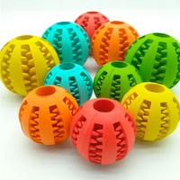 Interactive Rubber Slow Feeder Dog Ball