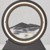 Moving Sand Art Landscape Table Lamp