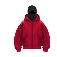 Fleece-lined Double Hood Sweater
