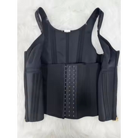 Mesh Waist Slimming Three-Breasted Shapewear Corset