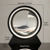 Moving Sand Art Landscape Table Lamp