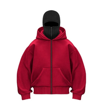 Fleece-lined Double Hood Sweater