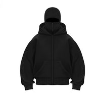 Fleece-lined Double Hood Sweater